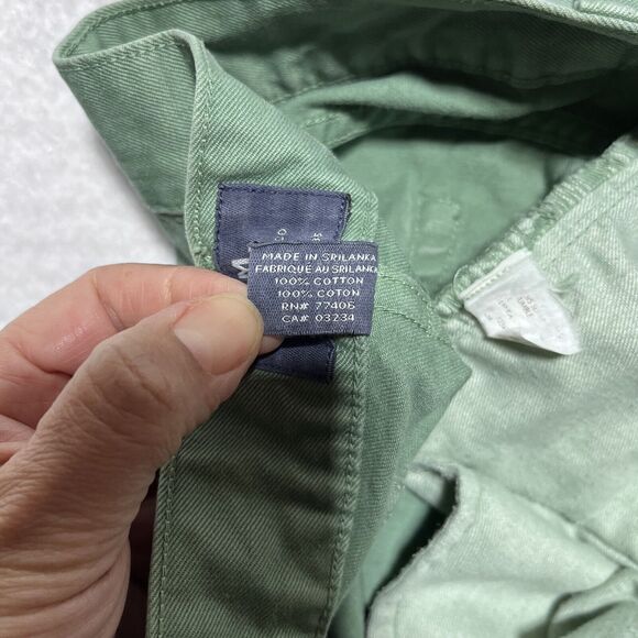 Club Monaco Jeans Mens Size 34x32 Green Straight Leg Cotton Pockets Denim Casual - Picture 5 of 12